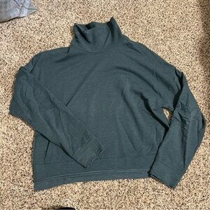Dark Green Turtleneck Sweater